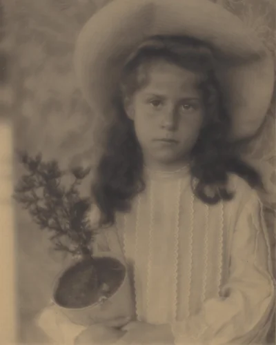 Kitty—Flower-Pot by Alfred Stieglitz, photograph, 1904