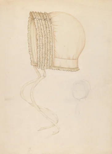 Baby's Cap by Sylvia Dezon, index of american design, 1937