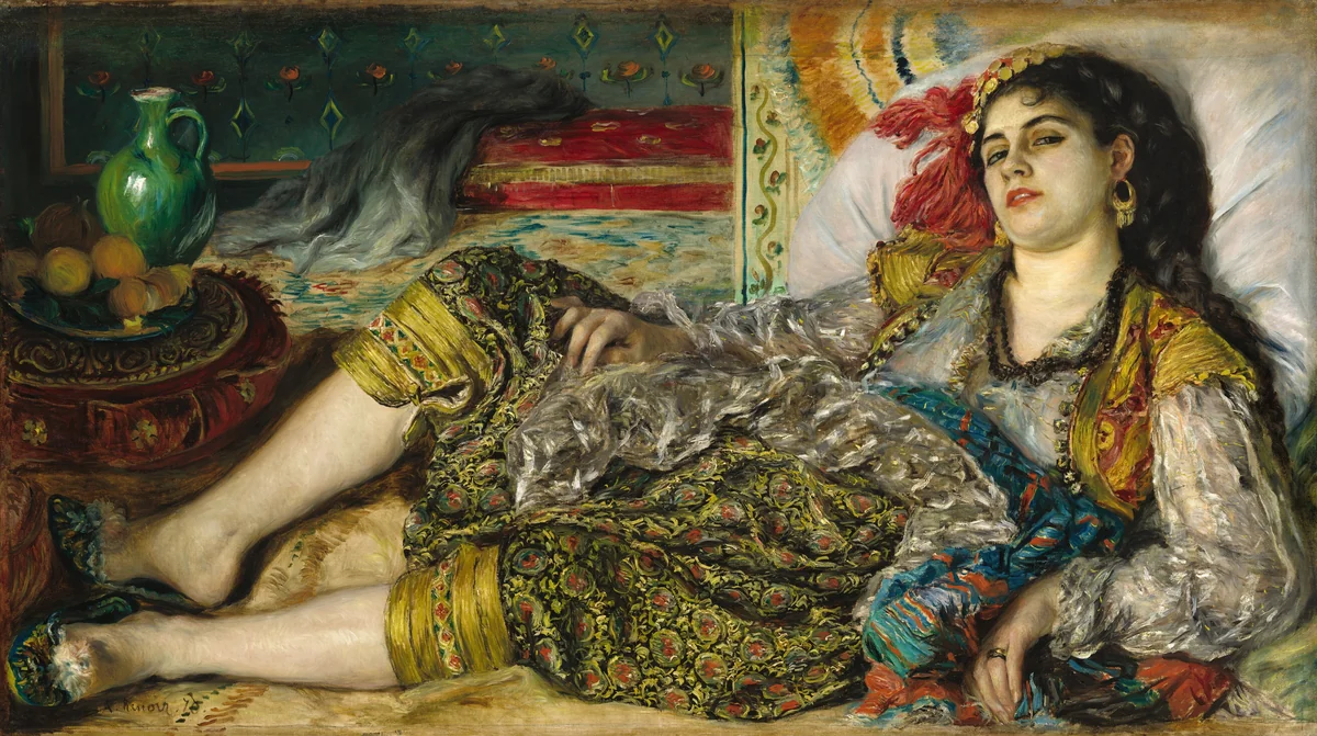 Odalisque by Auguste Renoir, painting, 1870