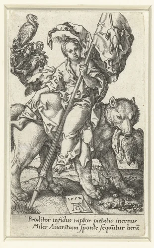 Hebzucht by Unknown, print, 1552