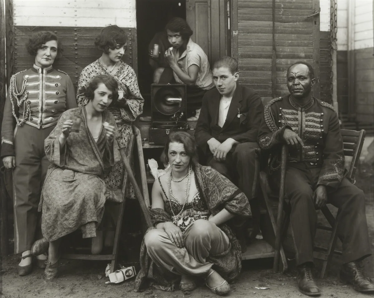 Circus Artists by August Sander, photograph, 1926