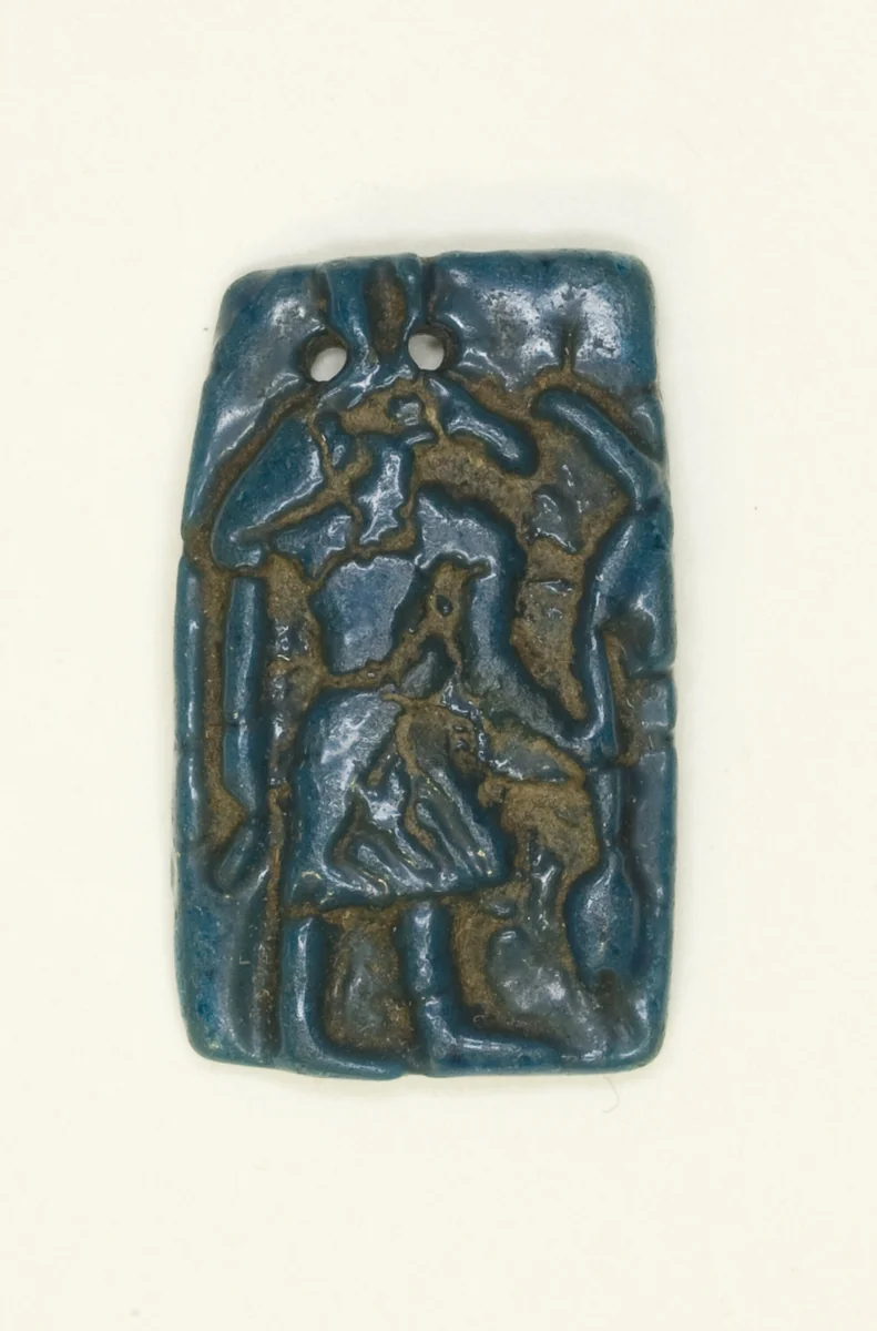 Amulet of the God Seth by Egyptian, metalwork, -1069--664