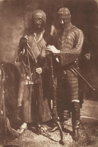 Afghan or Circassian Armour by David Octavius Hill, Robert Adamson, photograph, 1843