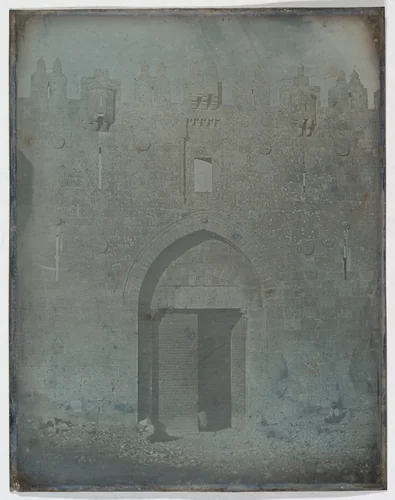 Damascus Gate, Jerusalem (208. Atlit. Syrie Chapelle. [sic]) by Joseph-Philibert Girault de Prangey, photograph, 1844