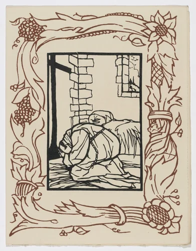 Plate (page 193) from Les Petites Fleurs de St. François (The Little Flowers of St. Francis) by Émile Bernard, illustrated book, 1928