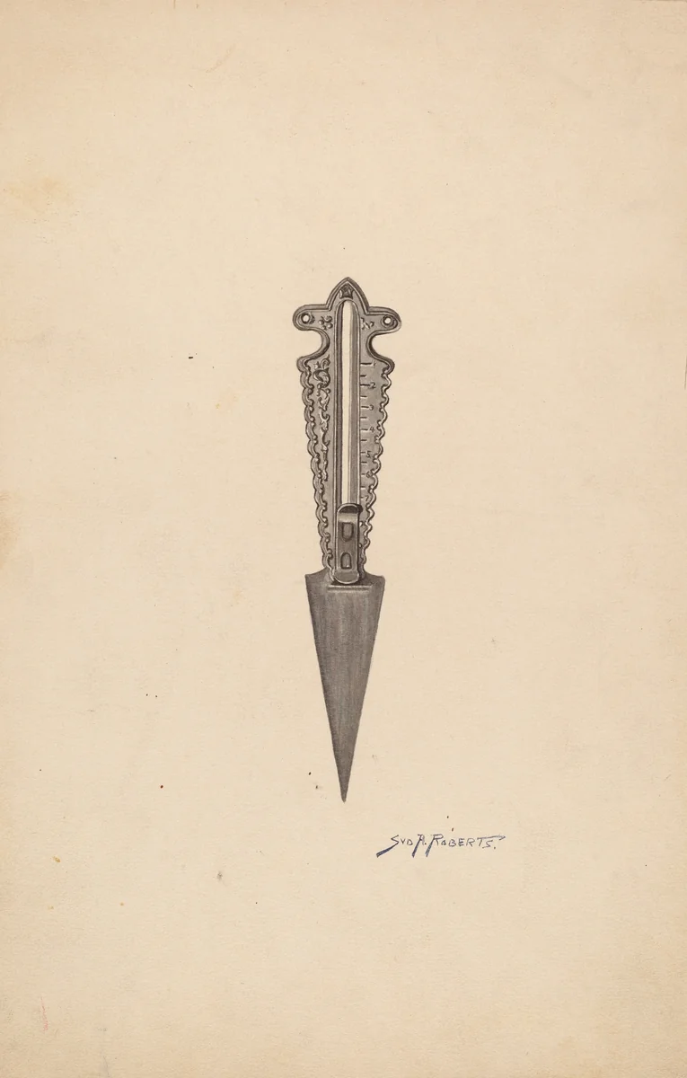 Button Hole Cutter by Sydney Roberts, index of american design, 1940