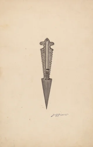 Button Hole Cutter by Sydney Roberts, index of american design, 1940