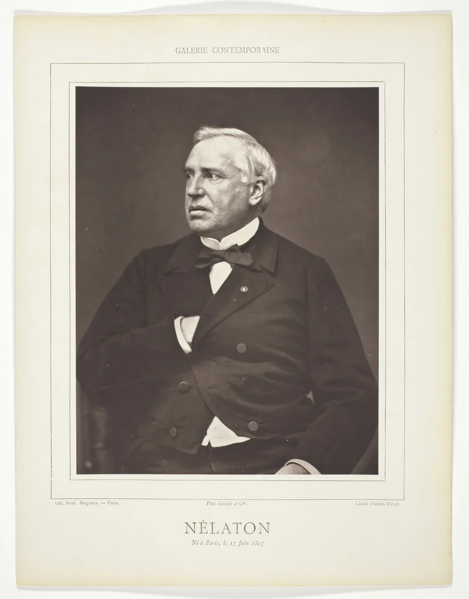 Nélaton by Pierre Petit, photograph, 1871-1878