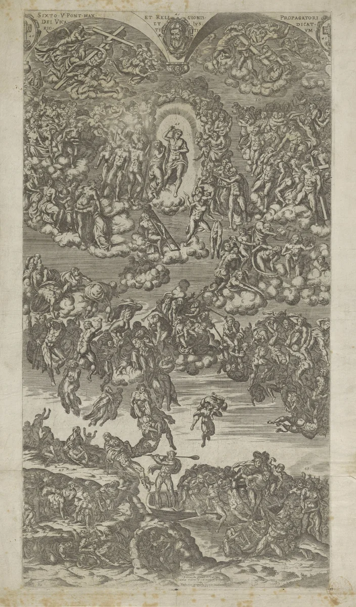 Laatste Oordeel by Unknown, print, 1589