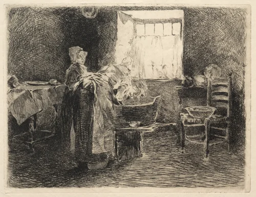 Monday Morning, Holland by Robert Frederick Blum, print, 1800-1899
