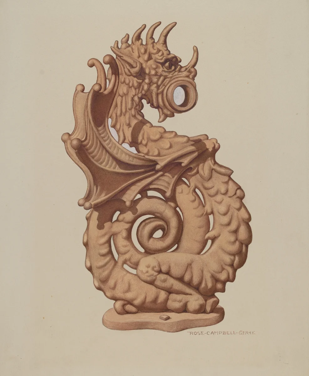 Fence by Rose Campbell-Gerke, index of american design, 1941