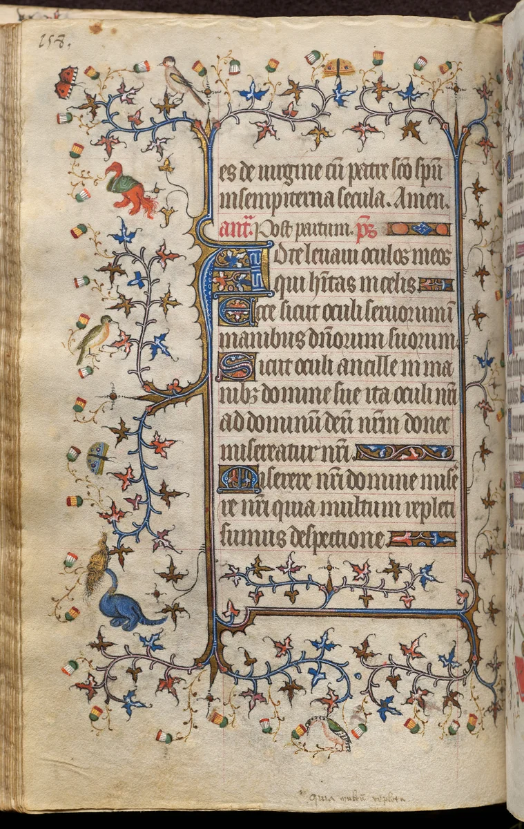 Hours of Charles the Noble, King of Navarre (1361-1425): fol. 79v, Text by Master of the Brussels Initials and Associates, book, 1400-1410