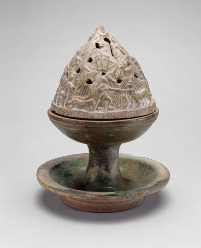 Mountain-Shaped Incense Burner by China, ceramic, -206-9