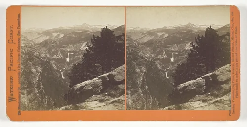 Unknown View, Yosemite, from the series "Watkins' Pacific Coast" by Carleton Watkins, photograph, 1861-1876