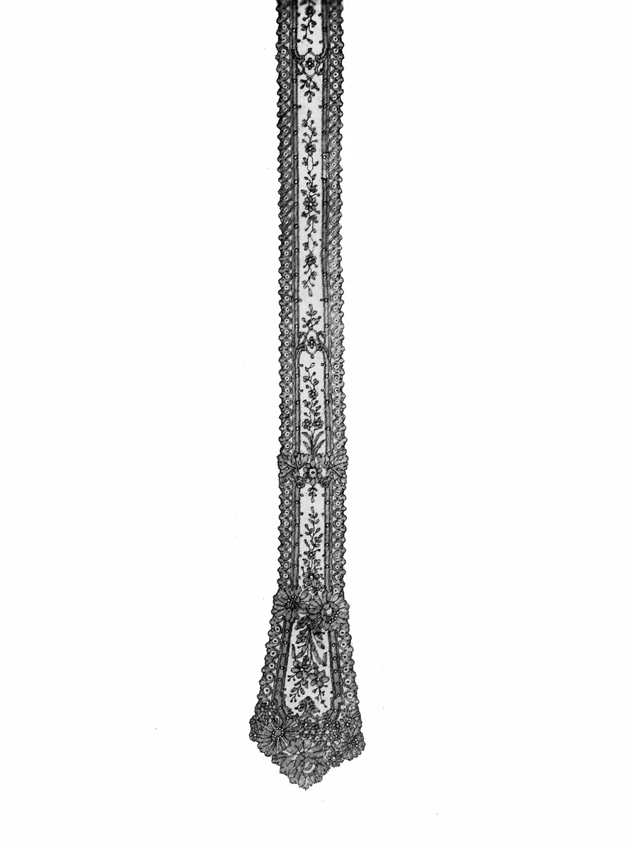 Pair of Lappets (Joined) by France, probably Bayeux, other, 1860-1879
