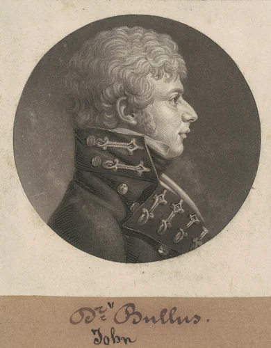 John Bullus by Charles B. J. Févret de Saint-Mémin, print, 1807