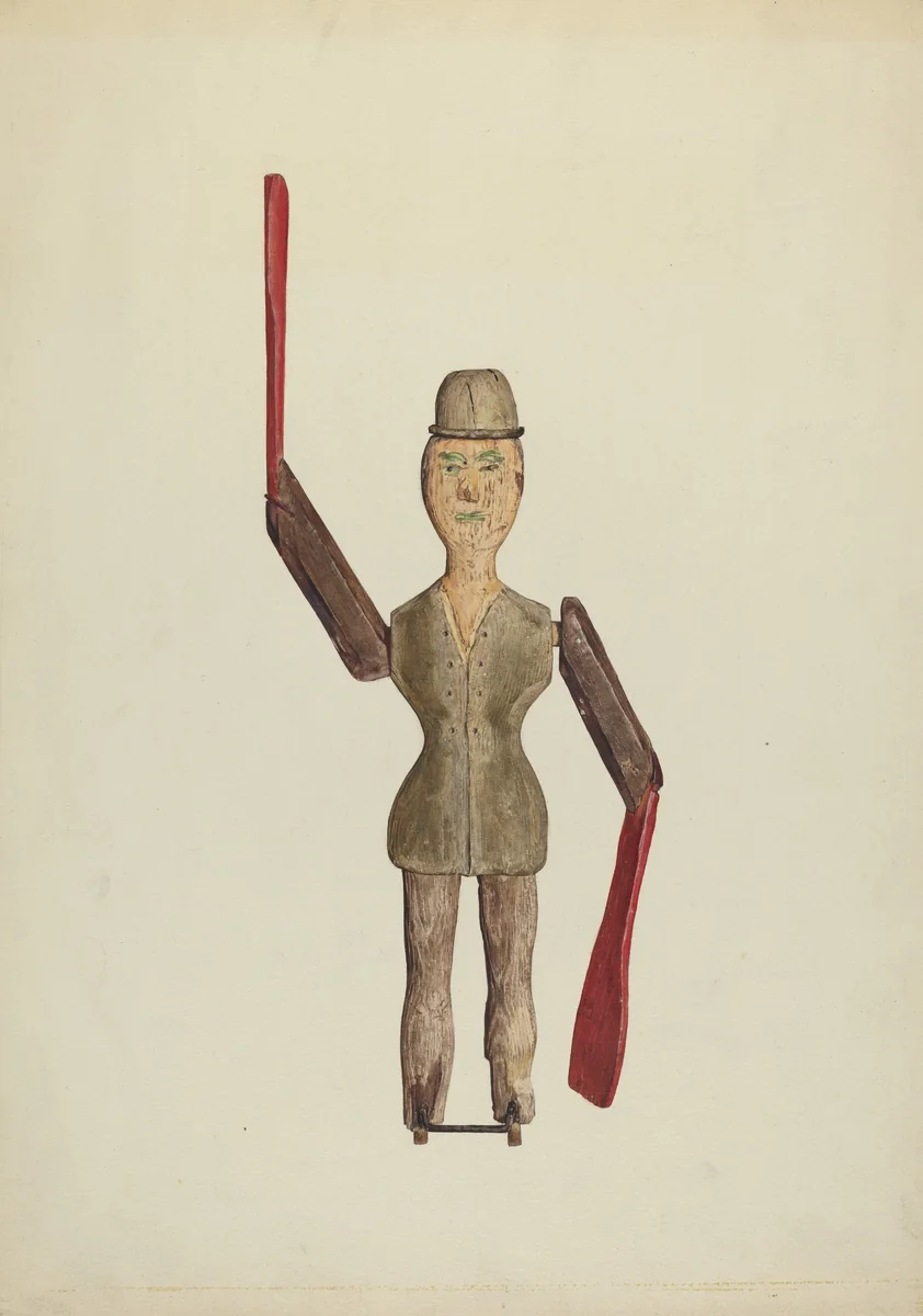 Sailor Jack Whirligig by Jane Iverson, index of american design, 1938