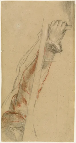 An Upraised Arm by Sir David Wilkie, drawing, 1785-1841