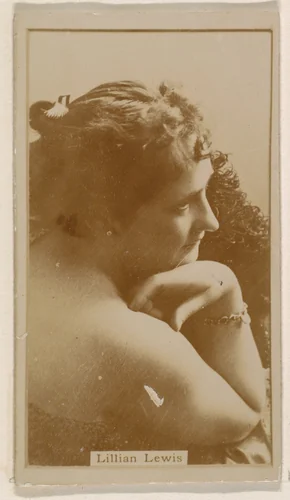 Lillian Lewis, from the Actresses series (N245) issued by Kinney Brothers to promote Sweet Caporal Cigarettes by Kinney Brothers Tobacco Company, photograph, 1890