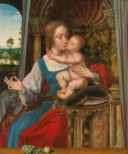 Virgin and Child by Unknown, painting, 1525-1530