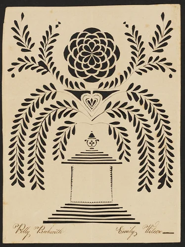A Condolence Card by Emily Wilcox, print, 1825-1835