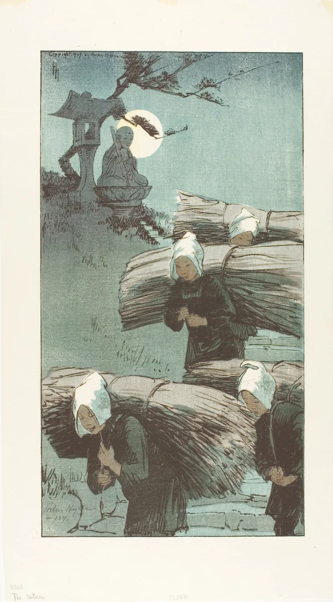 The Return by Helen Hyde, print, 1907