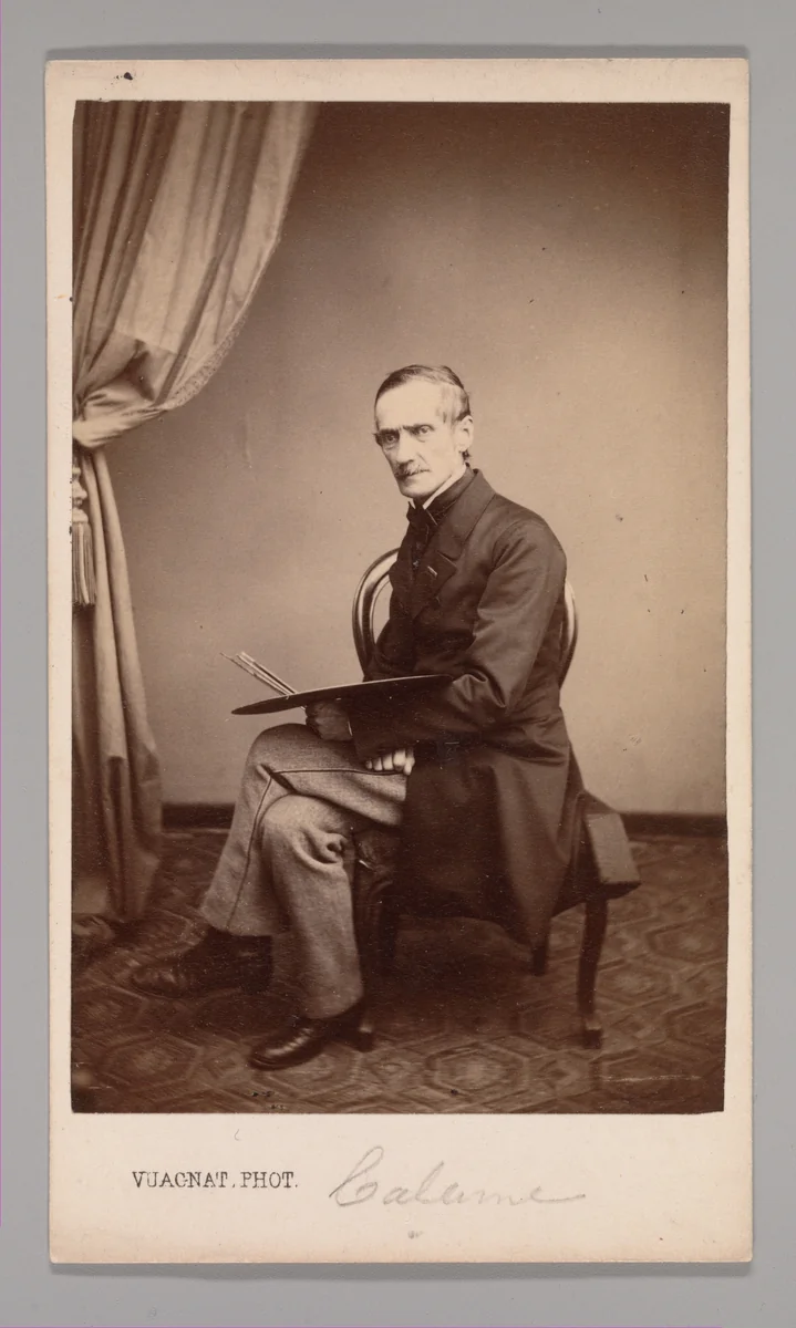 [Alexander Calame] by Vuagnat, photograph, 1860-1869