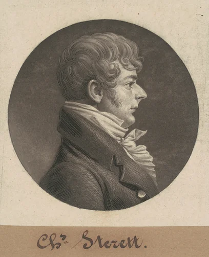 Charles Sterett by Charles B. J. Févret de Saint-Mémin, print, 1804