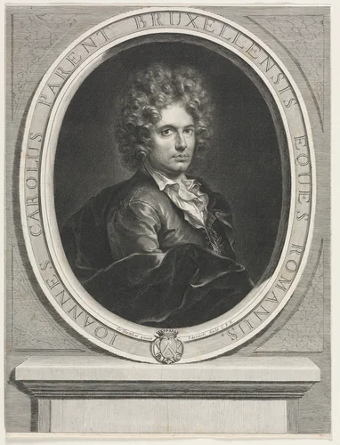 Jean Charles Parent by Gerard Edelinck, print, 1655-1707