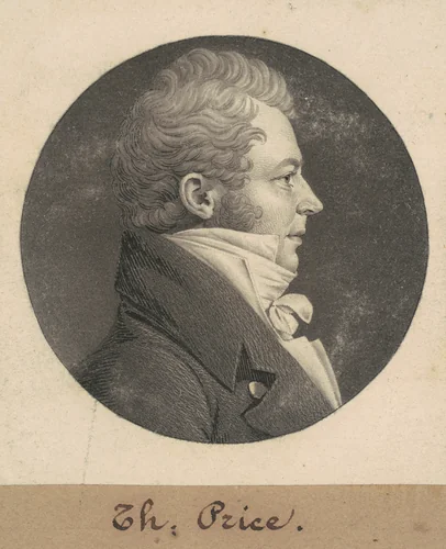 Thomas Price by Charles B. J. Févret de Saint-Mémin, print, 1809