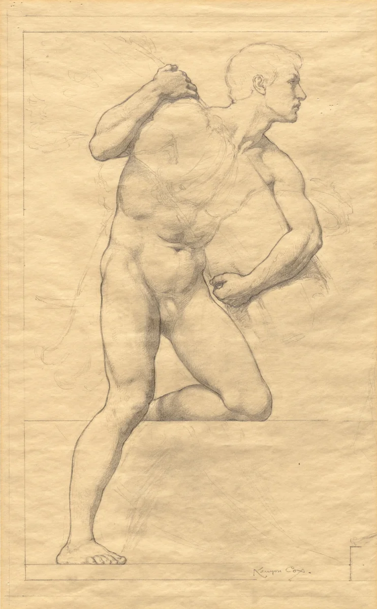 Sketch by Kenyon Cox, drawing, 1912