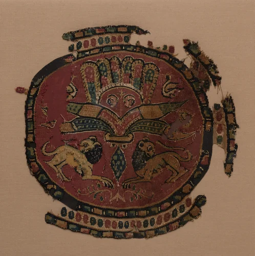 Lions from a Tunic by Unknown, textile, 750-850