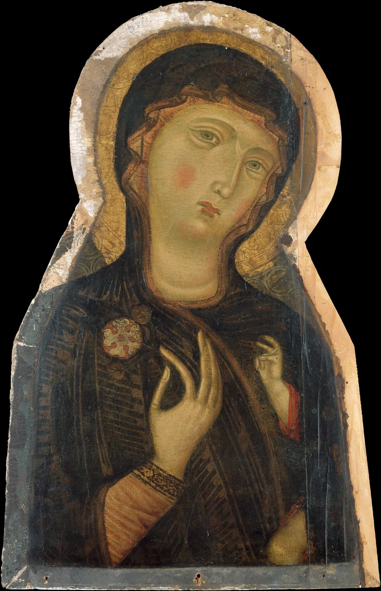 Madonna and Child by Master of the Magdalen, painting, 1275-1285