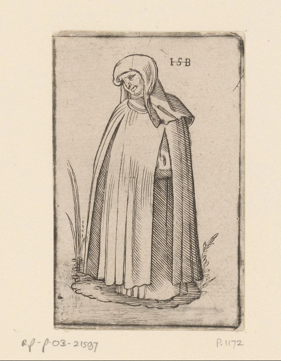 Monnik van de orde der Camaldulenzers by anonymous, print, 1526