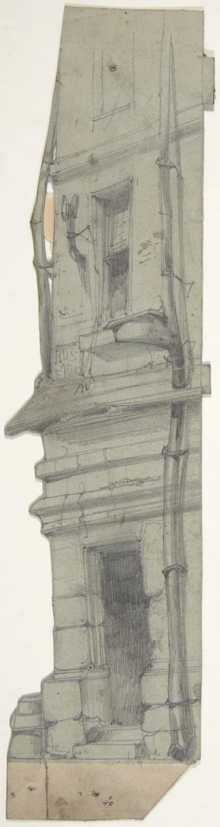 Design for a Stage Set at the Opéra, Paris by Eugène Cicéri, drawing, 1830-1890
