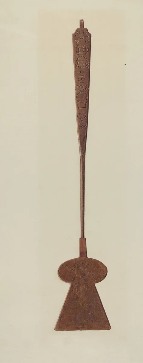 Steel Spatula by Fritz Boehmer, index of american design, 1935-1942