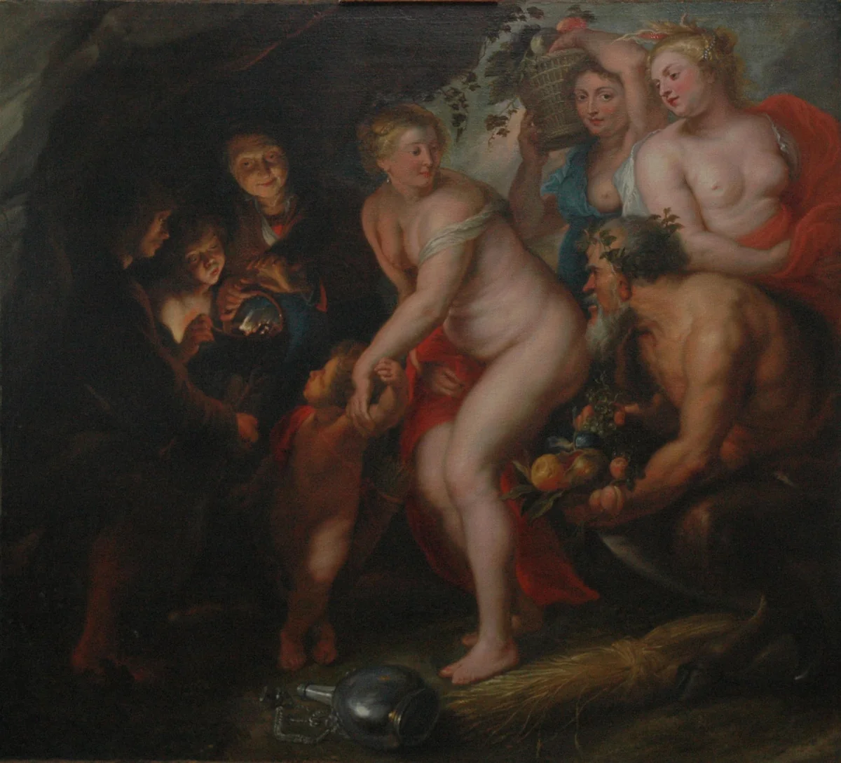 'Sine Cerere et Baccho friget Venus' (Without Ceres and Bacchus Venus Would Freeze) by Peter Paul Rubens, painting