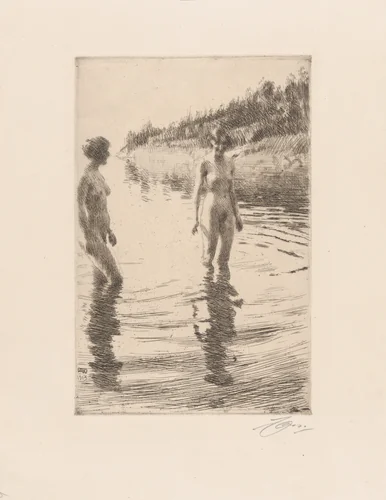 Shallow by Anders Zorn, print, 1913