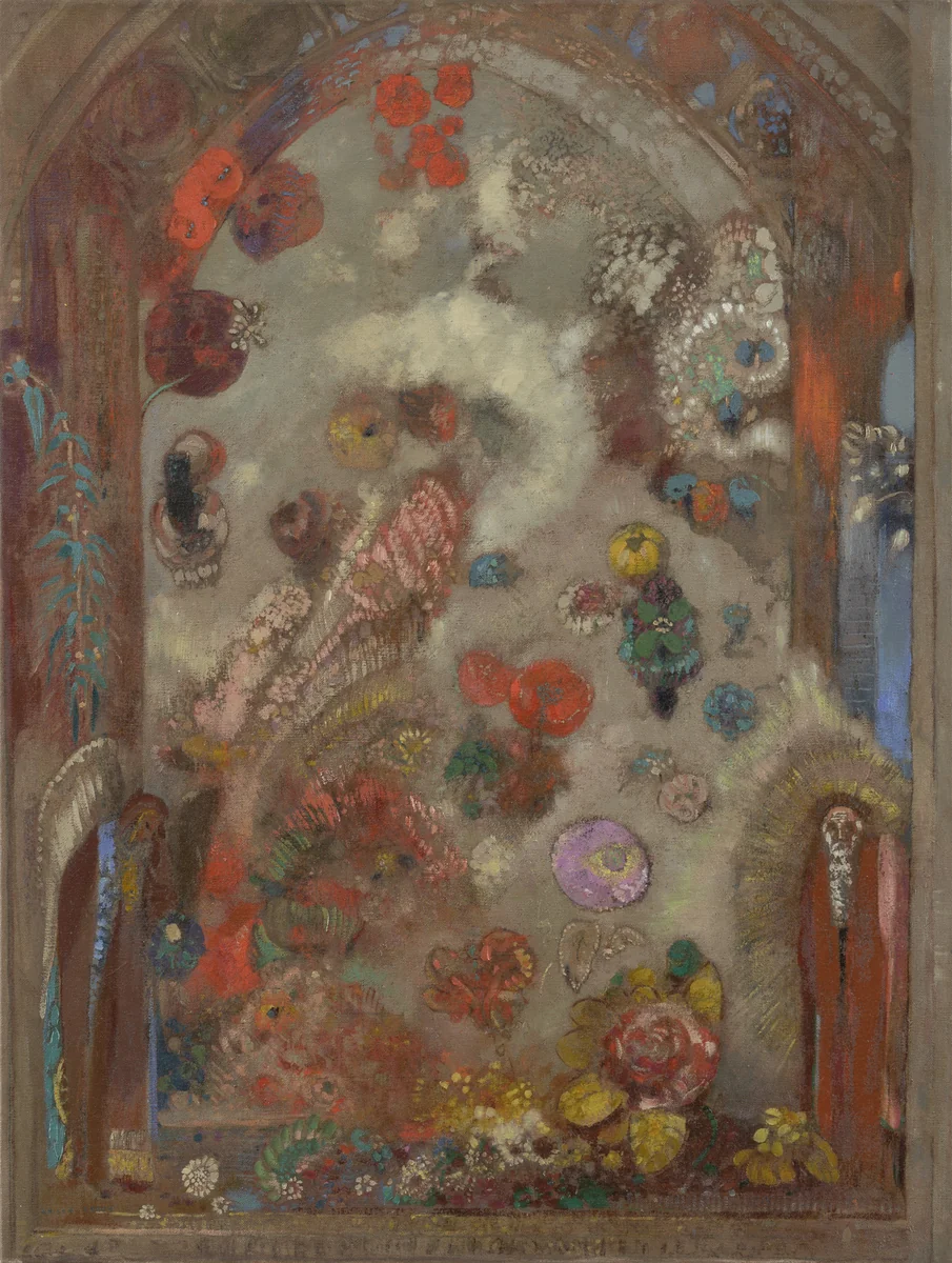 The Window by Odilon Redon, painting, 1907