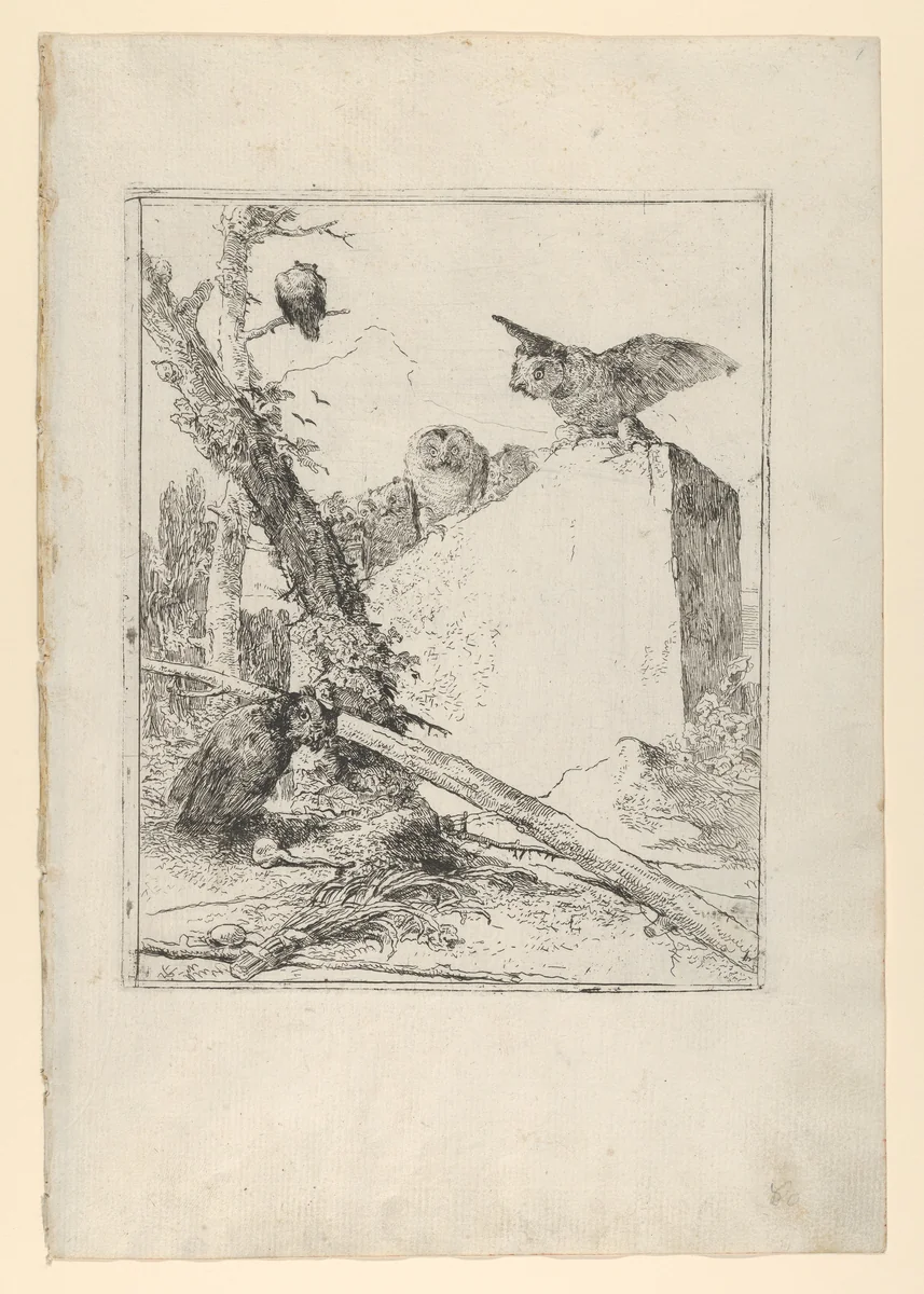 Frontispiece, from the Scherzi di Fantasia by Giovanni Battista Tiepolo, print, 1738-1755