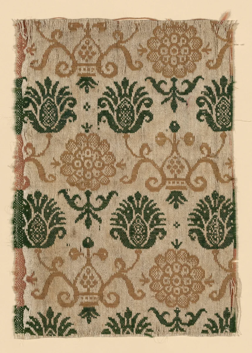 Fragment by Netherlands or North Germany, textile, 1601-1700