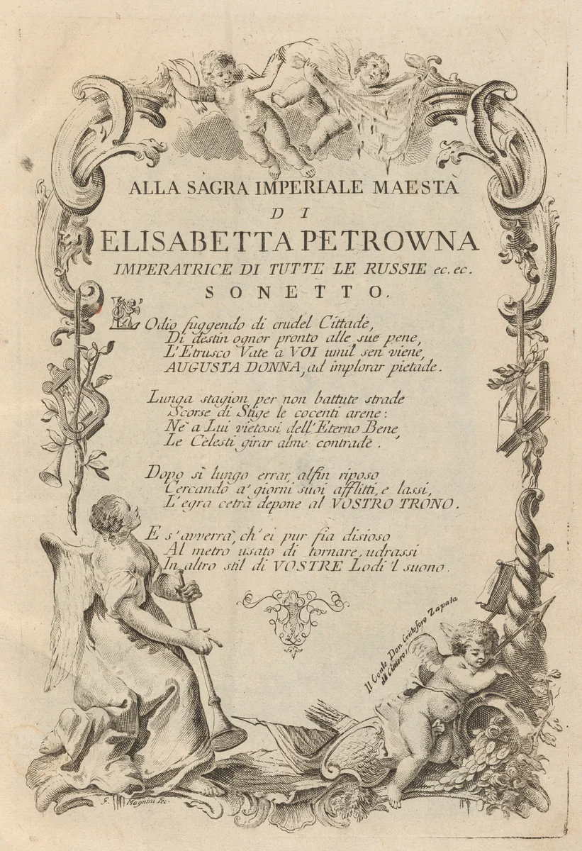 La Divina Commedia by Dante Alighieri, volume, 1757-1758