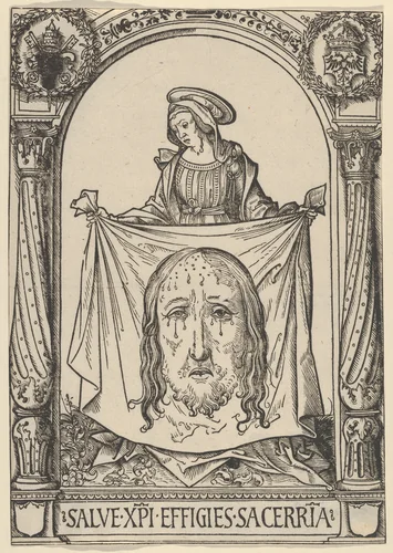 The Sudarium of Saint Veronica by Hans Burgkmair, print, 1500-1515