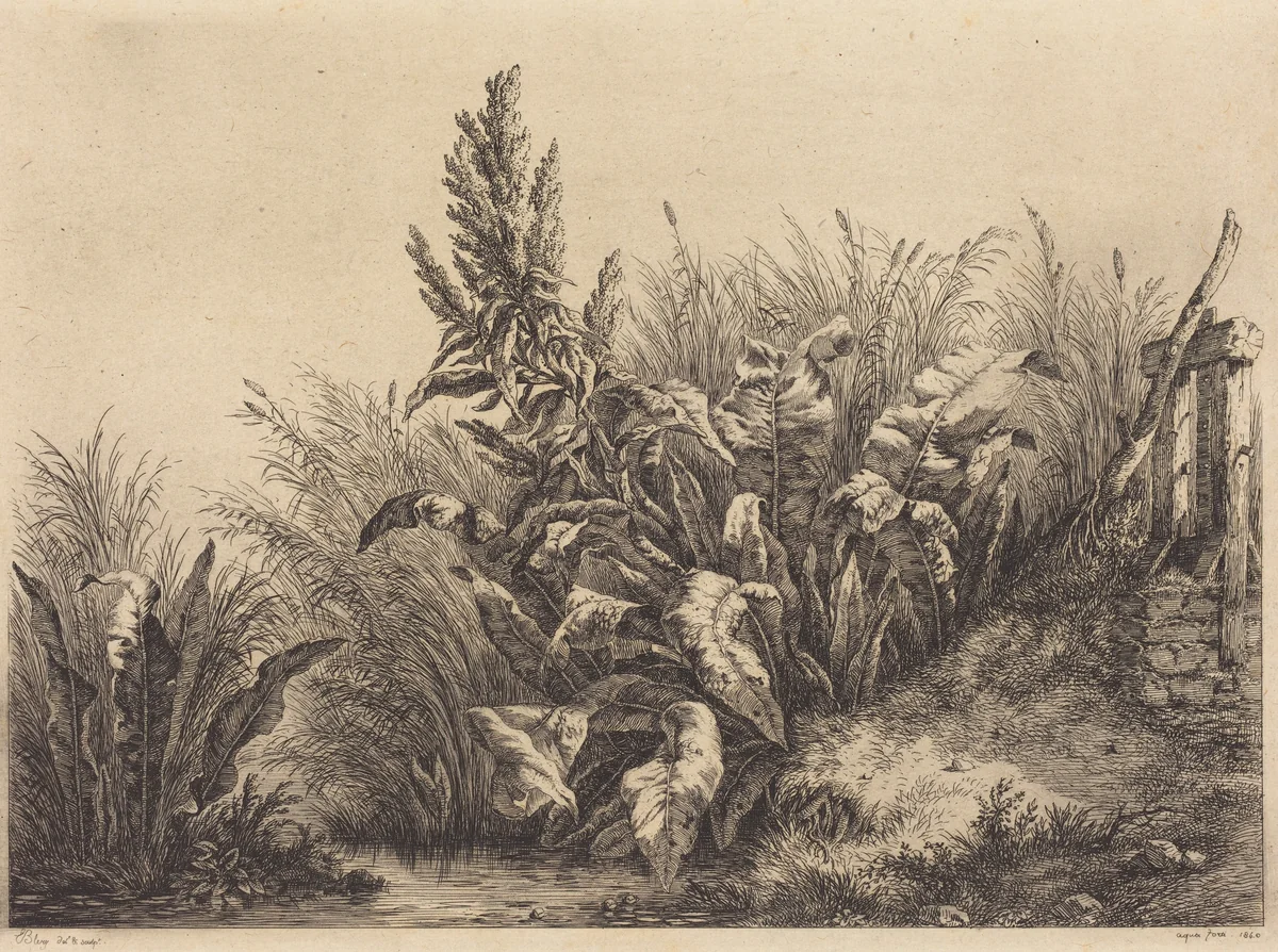 Water Dock by Eugène Bléry, portfolio, 1840