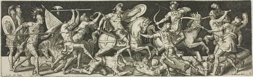 Combats and Triumphs by Etienne Delaune, print, 1538-1583