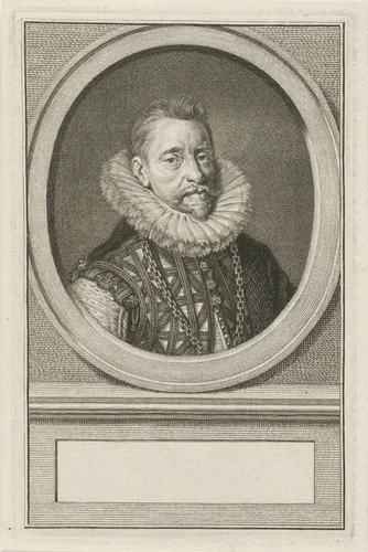 Portret van Albrecht, aartshertog van Oostenrijk by Jacob Houbraken, print, 1747-1759