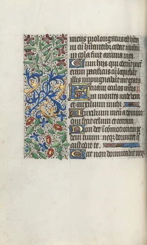 Book of Hours (Use of Rouen): fol. 61v by Master of the Geneva Latini, book, 1465-1475