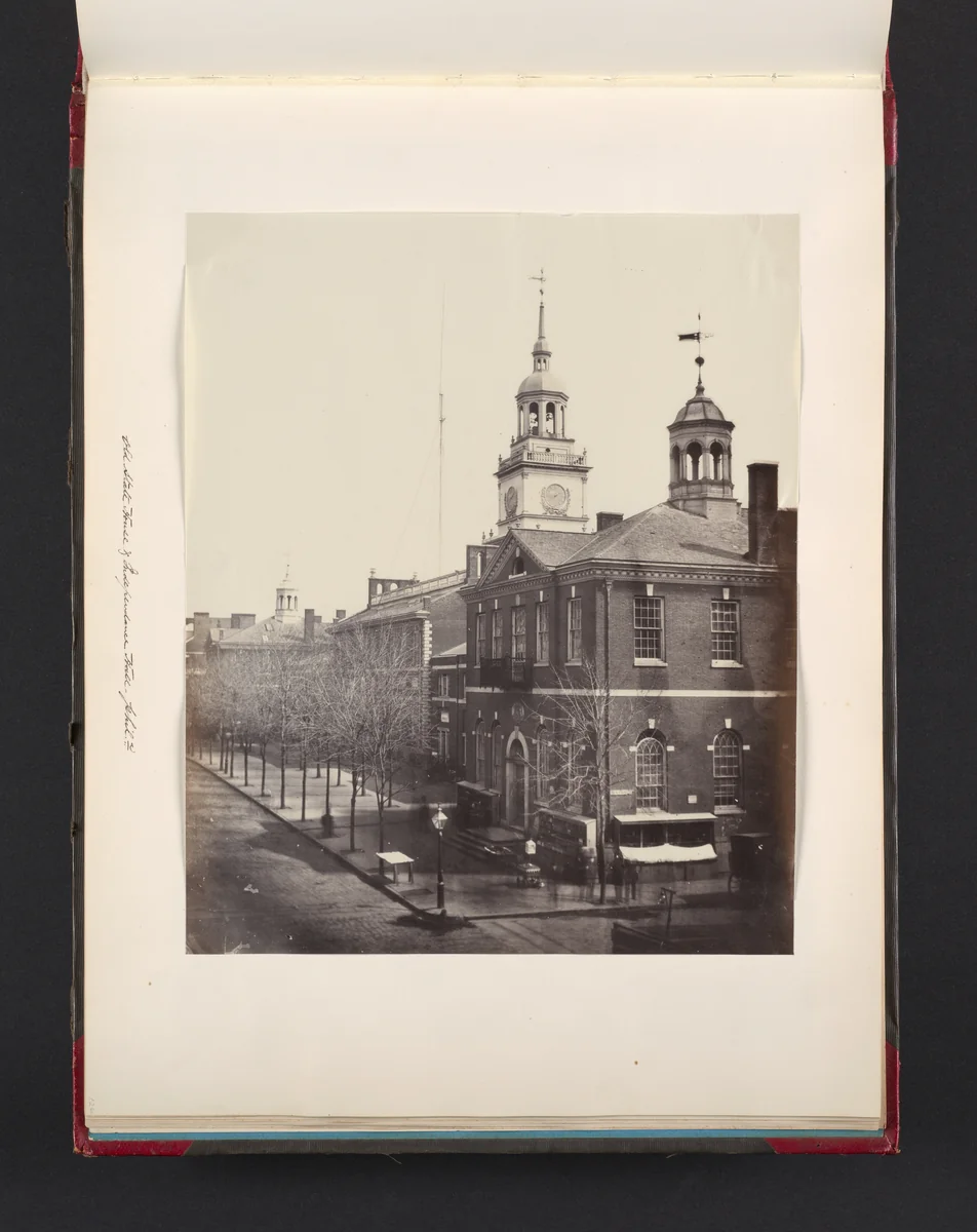 Old State House & Independance Hall, Philadelphia by John Thomson, photograph, 1865