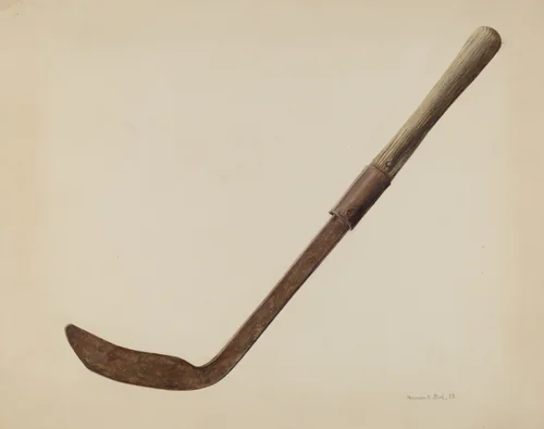 Corn Knife by Herman Stroh, index of american design, 1938