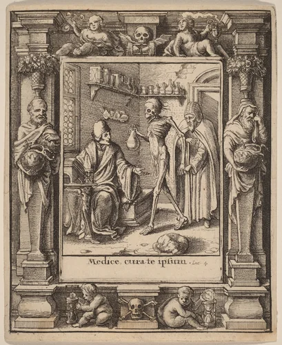 Doctor by Wenceslaus Hollar
Hans Holbein the Younger
Abraham van Diepenbeeck, print, 1651